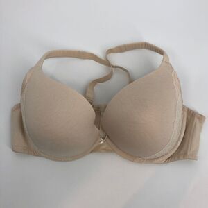 Cacique Lightly Lined Cotton Bra Cream Size 42DD